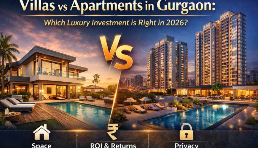 Villas vs Apartments in Gurgaon 2026 Luxury Real Estate Guide